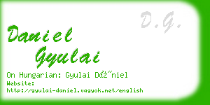 daniel gyulai business card